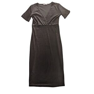 zara satin effect draped midi dress SATIN EFFECT DRAPED MIDI DRESS